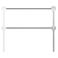 Перильное пешеходное ограждение ППО-1 со столбом